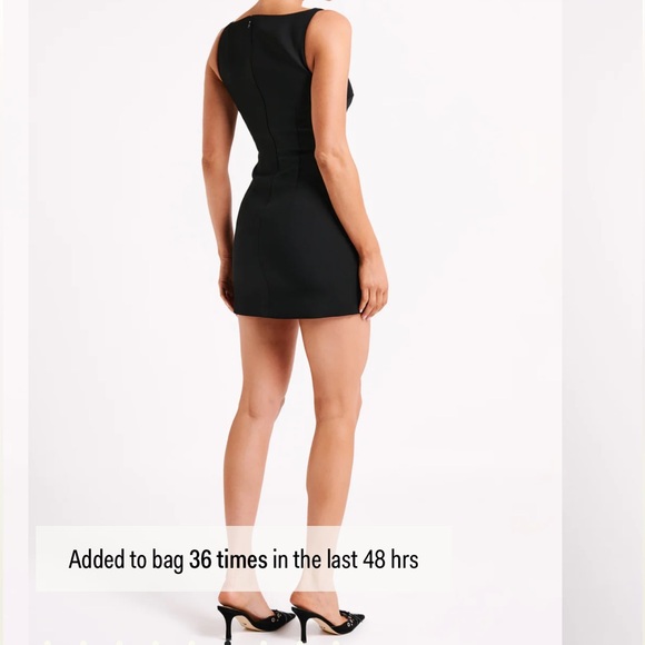 Meshki Black Mini Dress - Picture 4 of 6